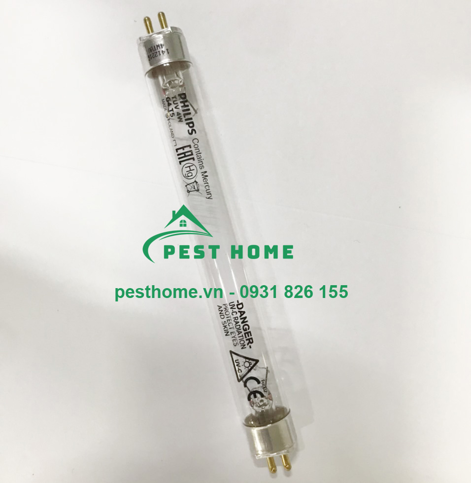 bong den cuc tim uv diet khuan 4w philips Bóng đèn cực tím UV diệt khuẩn 4W Philips