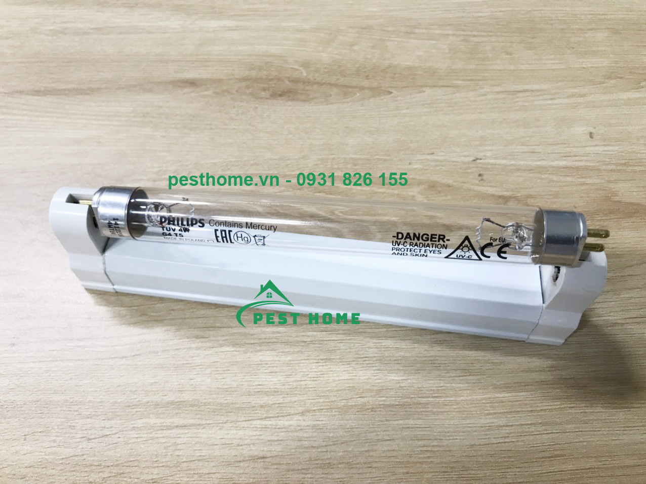 den uv diet khuan philip 4w Đèn UV diệt khuẩn Philip 4W