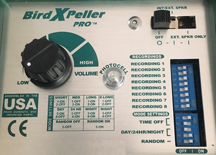 Sử dụng máy đuổi chim Bird X Peller Pro