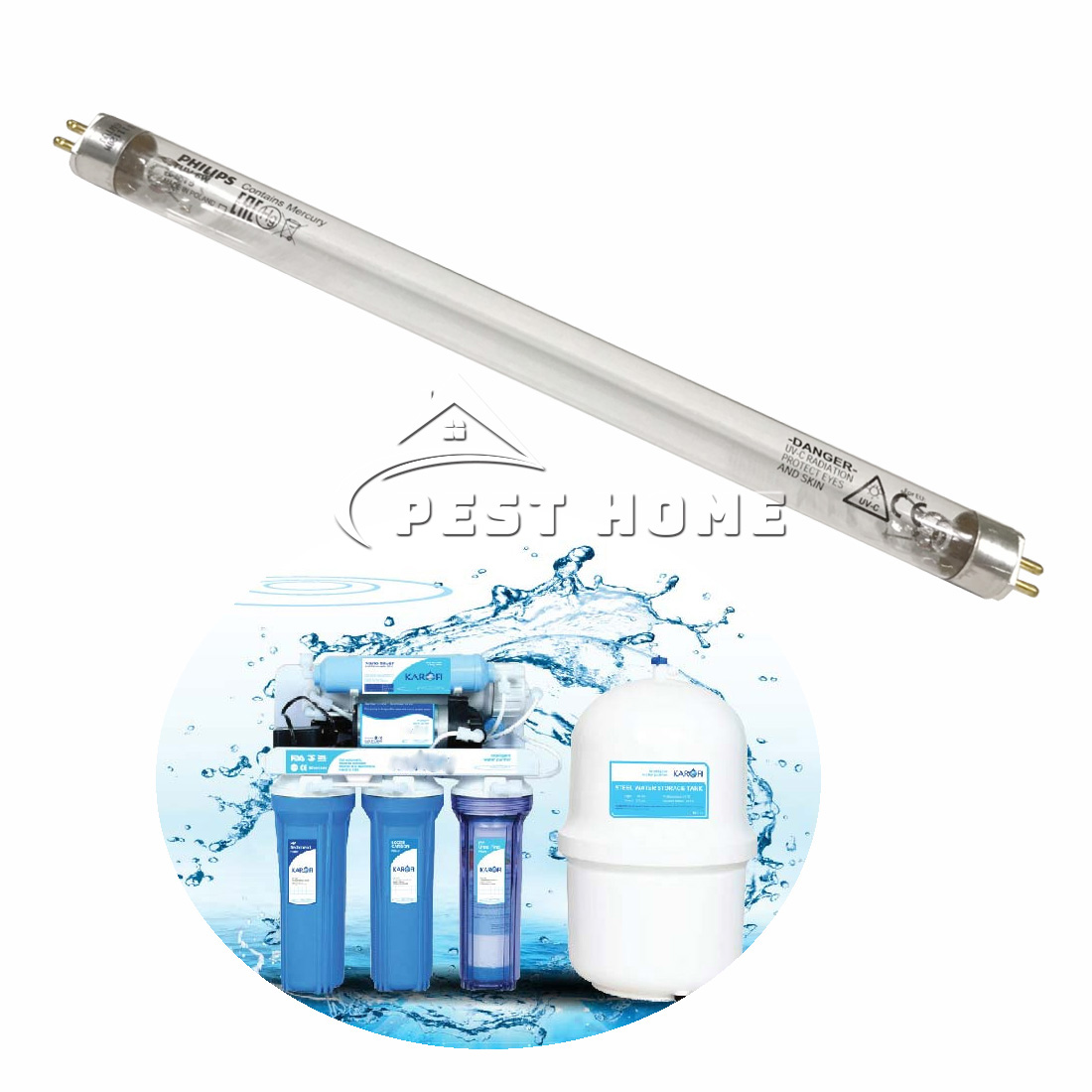 Bóng đèn UV máy lọc nước Karofi 6W Philips
