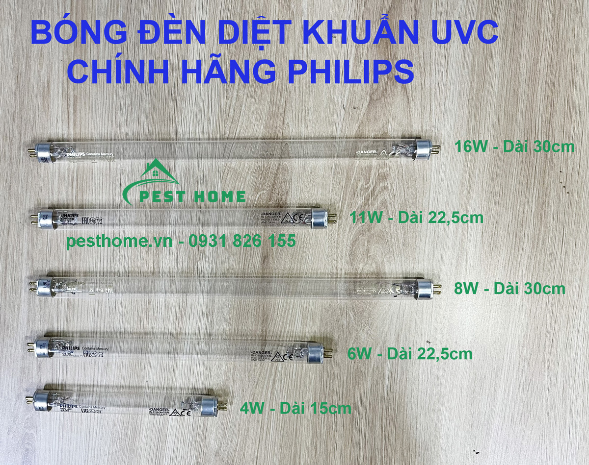 Bóng đèn diệt khuẩn UVC Philips