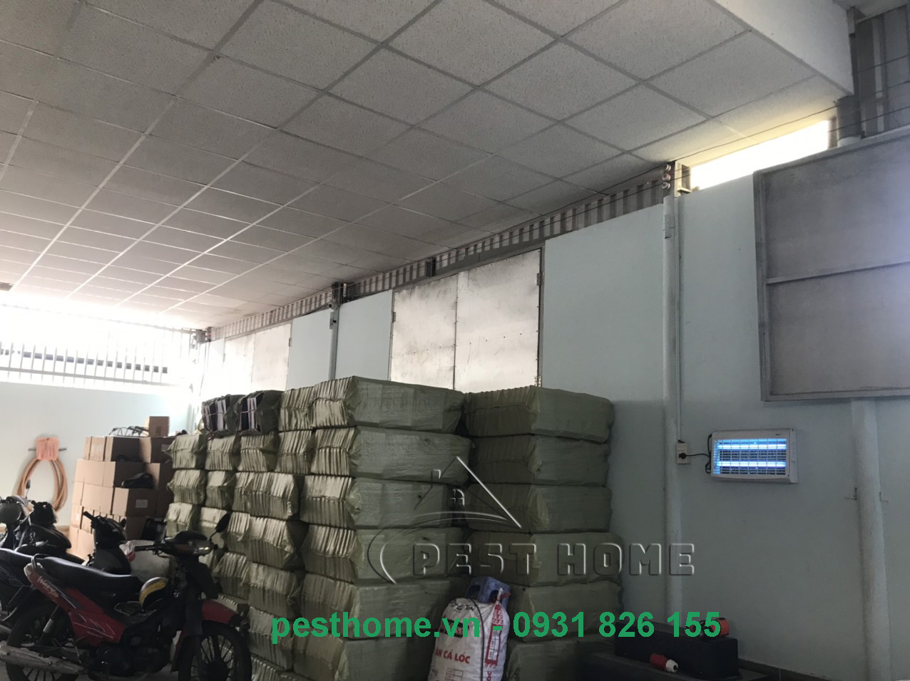 Đèn bắt côn trùng kho xưởng