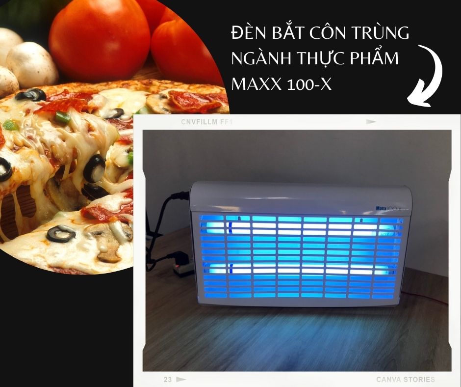 Đèn bắt côn trùng cho ngành thực phẩm Maxx 100-X