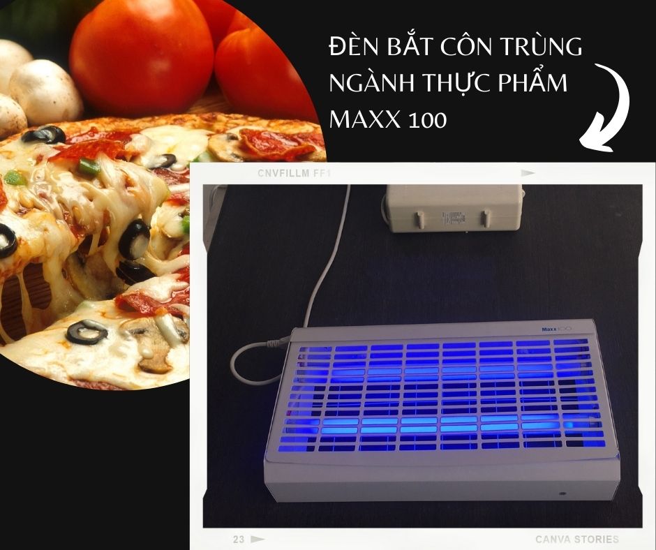 Đèn bắt côn trùng cho ngành thực phẩm Maxx 100