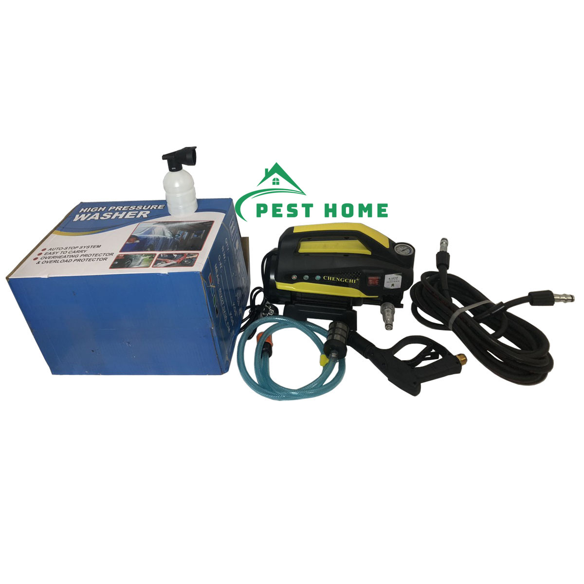 Bộ máy phun xịt rửa xe