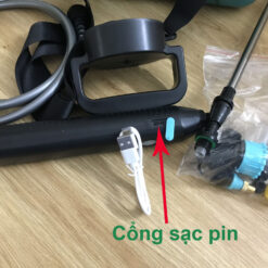 Cổng sạc Pin máy phun sương 5 Lít