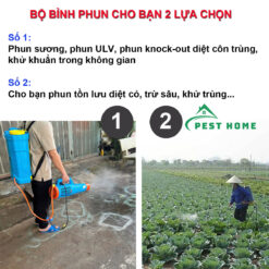 Máy phun thuốc trừ sâu chạy Pin Pest Home