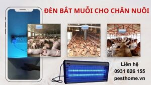 Đèn bắt muỗi cho chăn nuôi