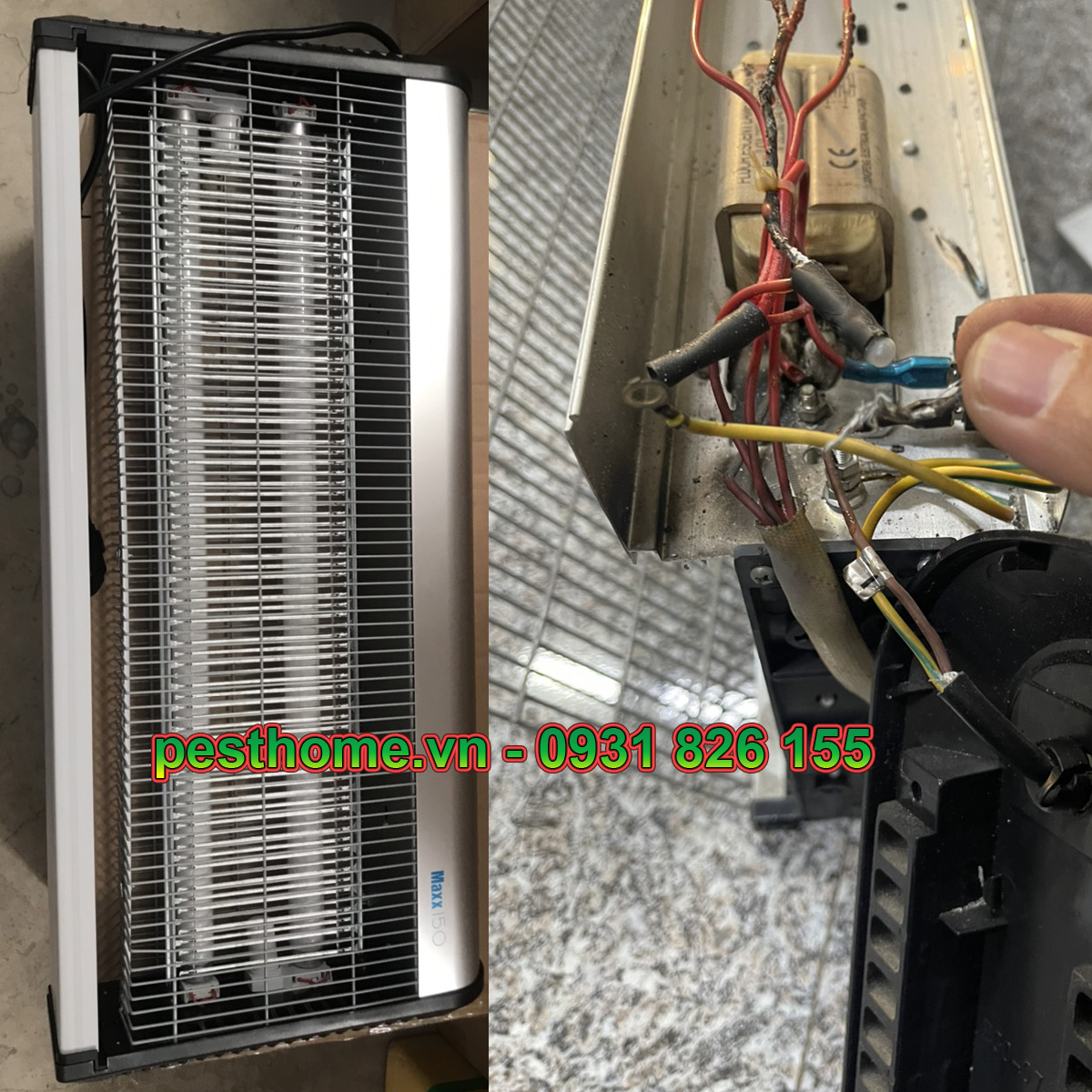 Dịch vụ sửa chữa đèn diệt côn trùng