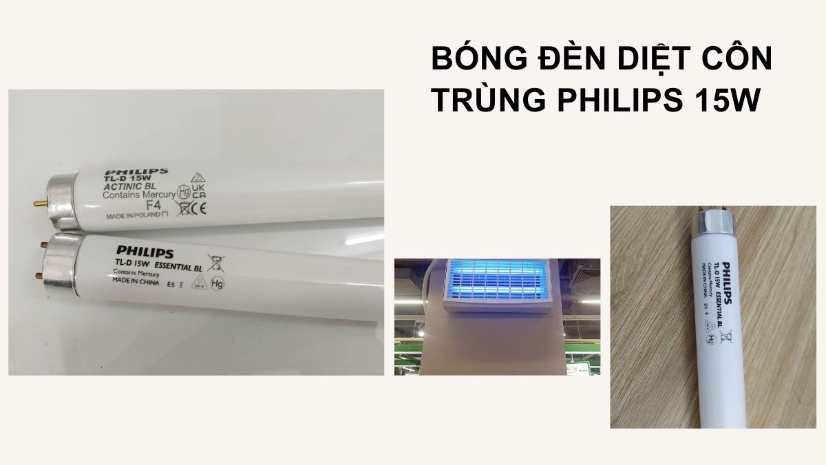 Bóng Đèn Diệt Côn Trùng Philips 15W