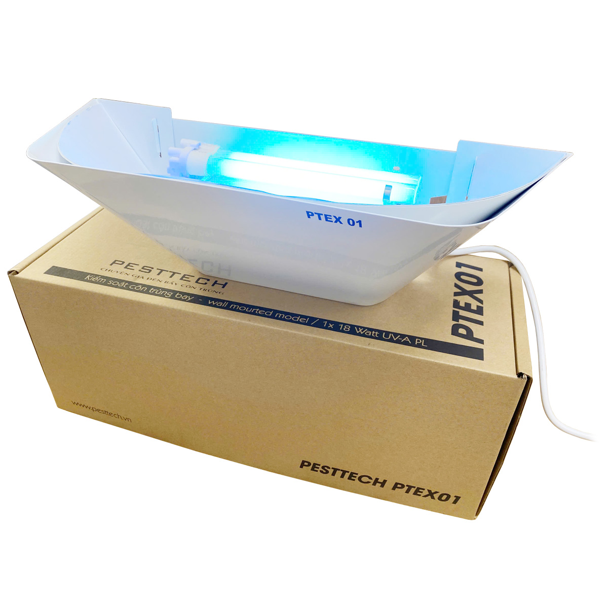 Đèn diệt côn trùng Ptex 01 Chính hãng